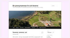 Desktop Screenshot of pernillaodlund.se